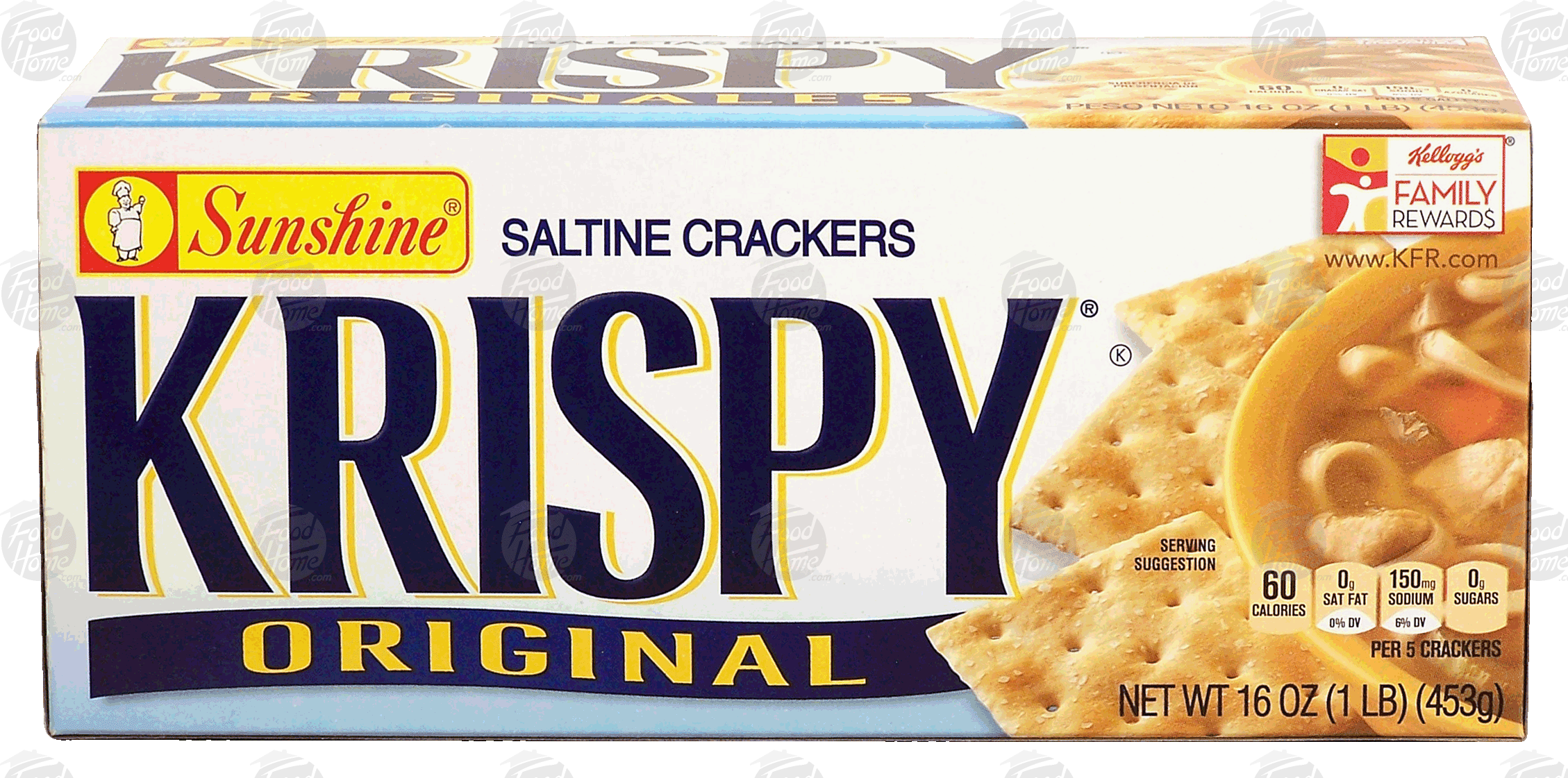 Sunshine Krispy Saltine Crackers Original Full-Size Picture